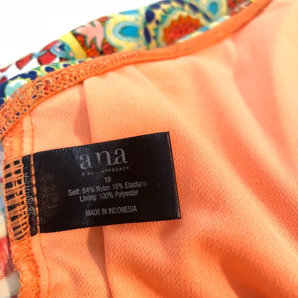 a.n.a. bohemia print bikini, size 10 - Picture 7 of 7